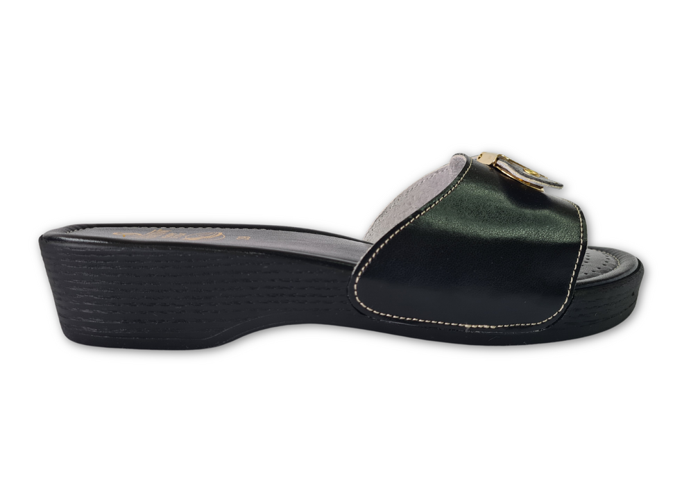 New Leather Look Sandals Mules by Sabatini